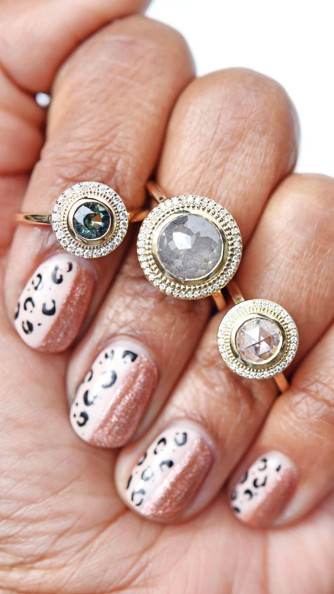 Halo Engagement Rings by Valerie Madison Jewelry Seattle