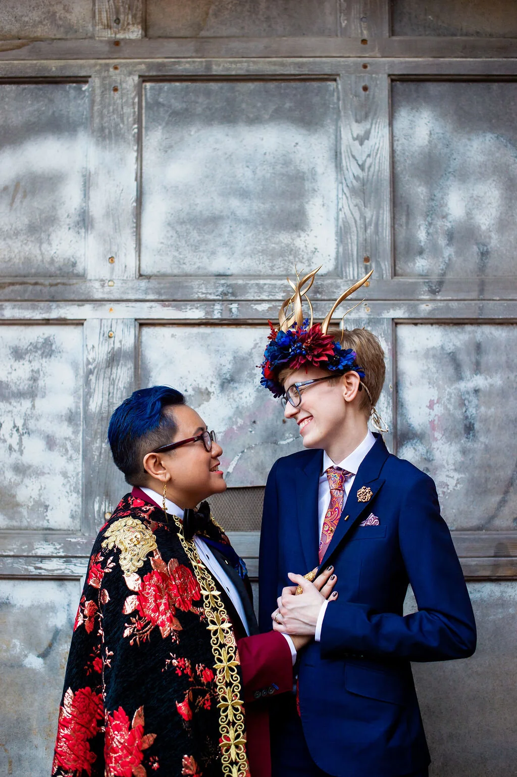 A Queer Modern-Fantasy Royal Wedding in Minneapolis: Kristen + Jessica