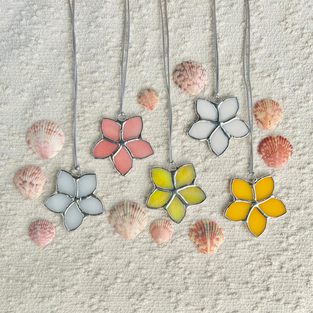 plumeria charm