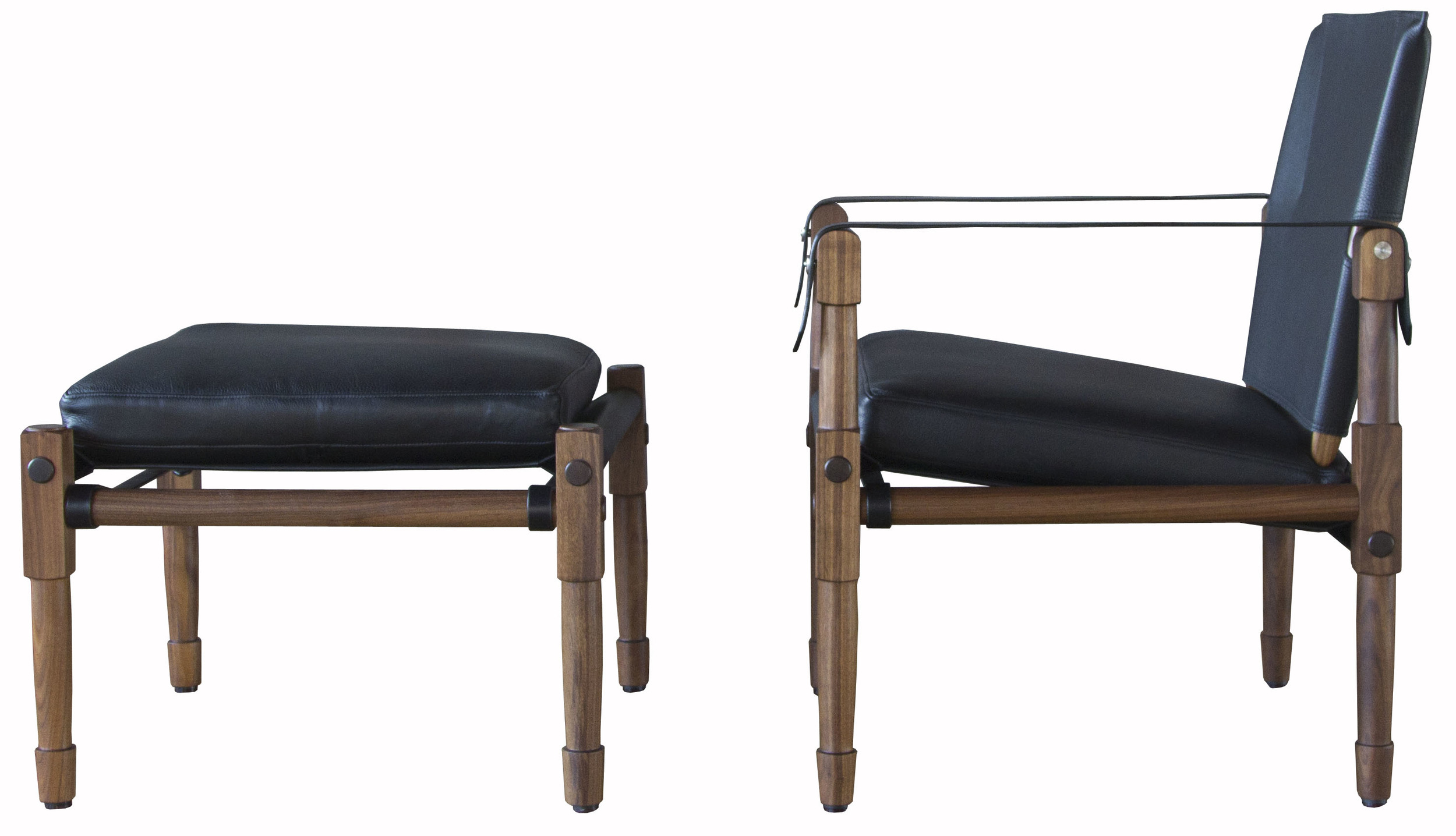  Chatwin Lounge Chair with black straps 