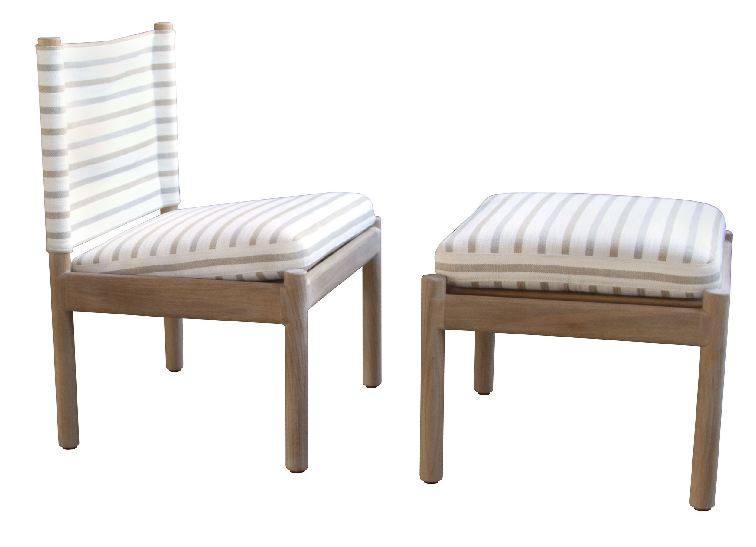 Reed Lounge Chair and Ottoman