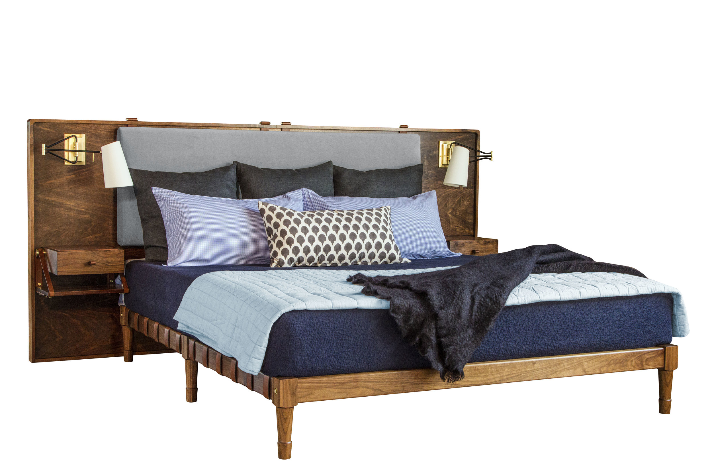 CA King Jasper Bed with Marlton Headboard