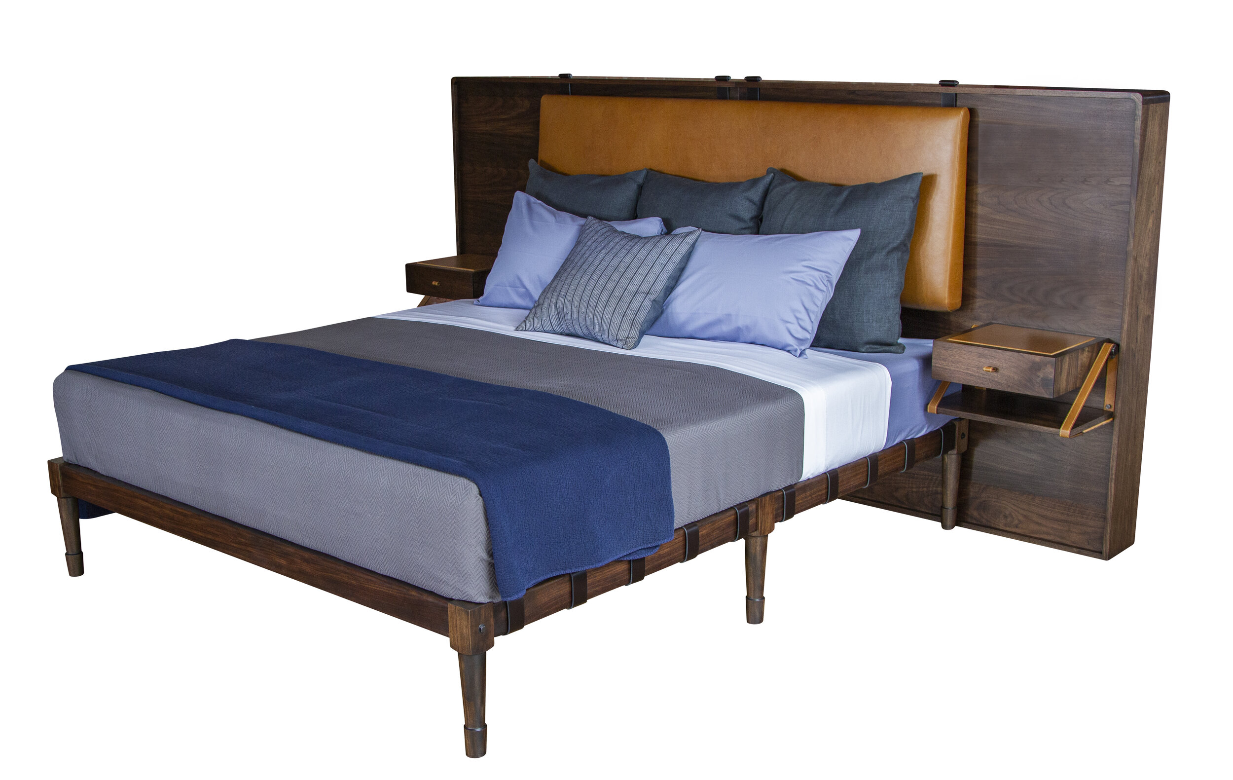 CA King Jasper Bed with the Marlton Headboard 