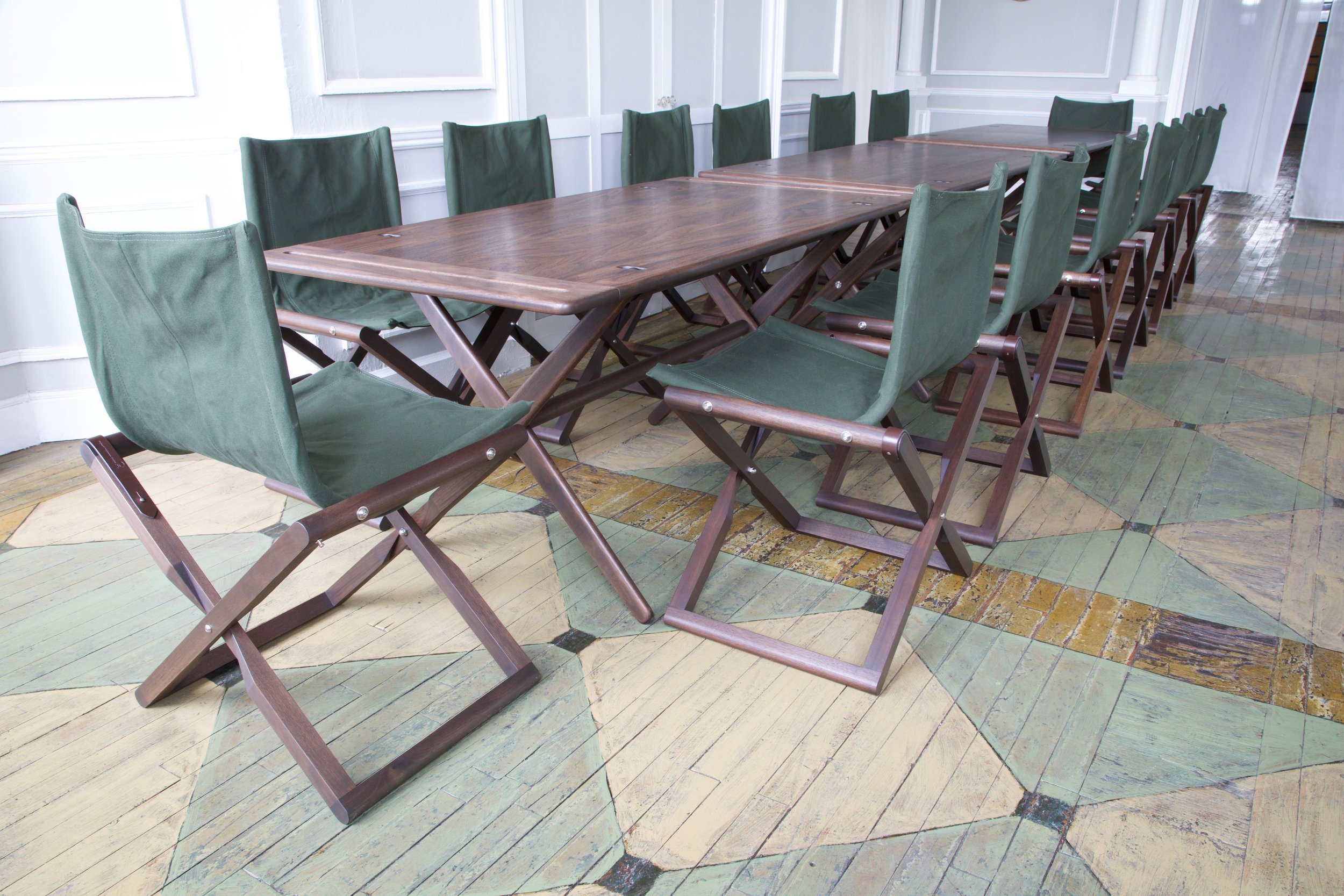 Kasmin tables with Moss chairs 