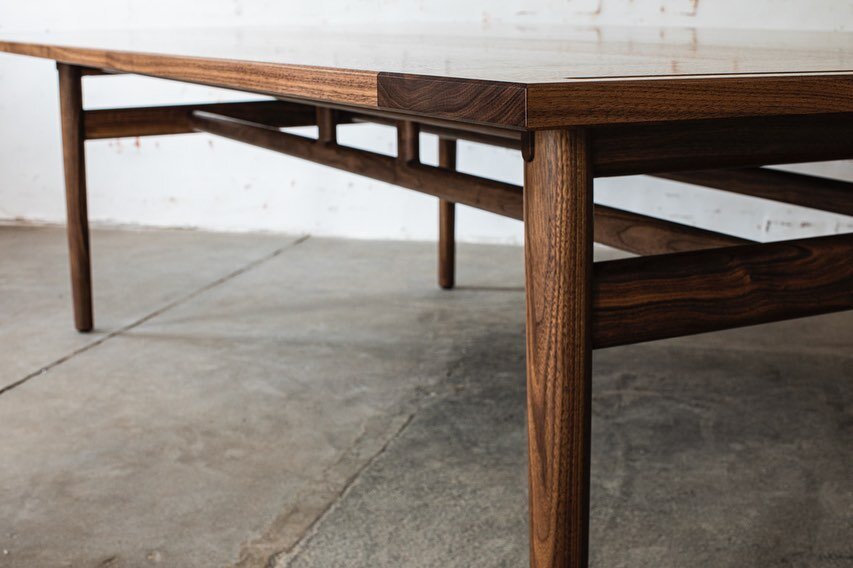 A table for 10 or 12. The Silbrook in oiled walnut. 
 
#table #diningtable #diningroom #interiordesign #interiors #handmade #furniture #decor #design #architecture #wood #furnituredesign