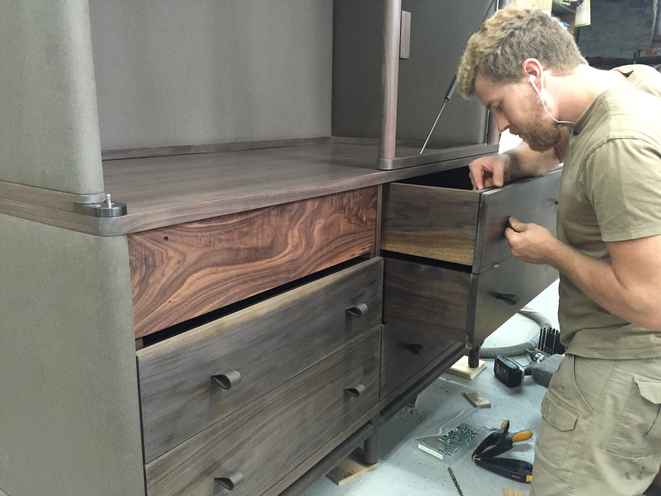 Constructing the armoire