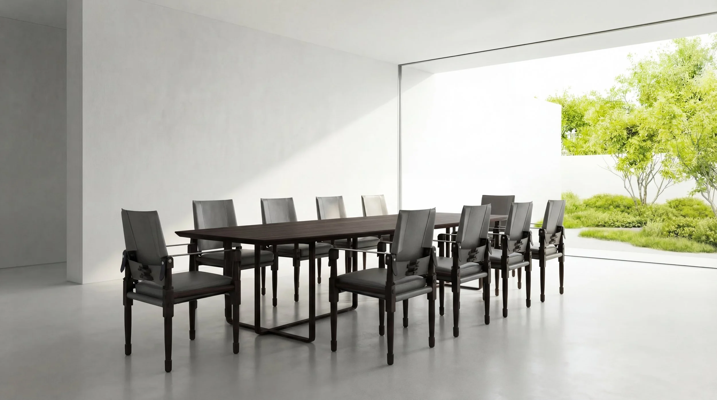 Chatwin Dining Chairs around a Kersauson Dining Table