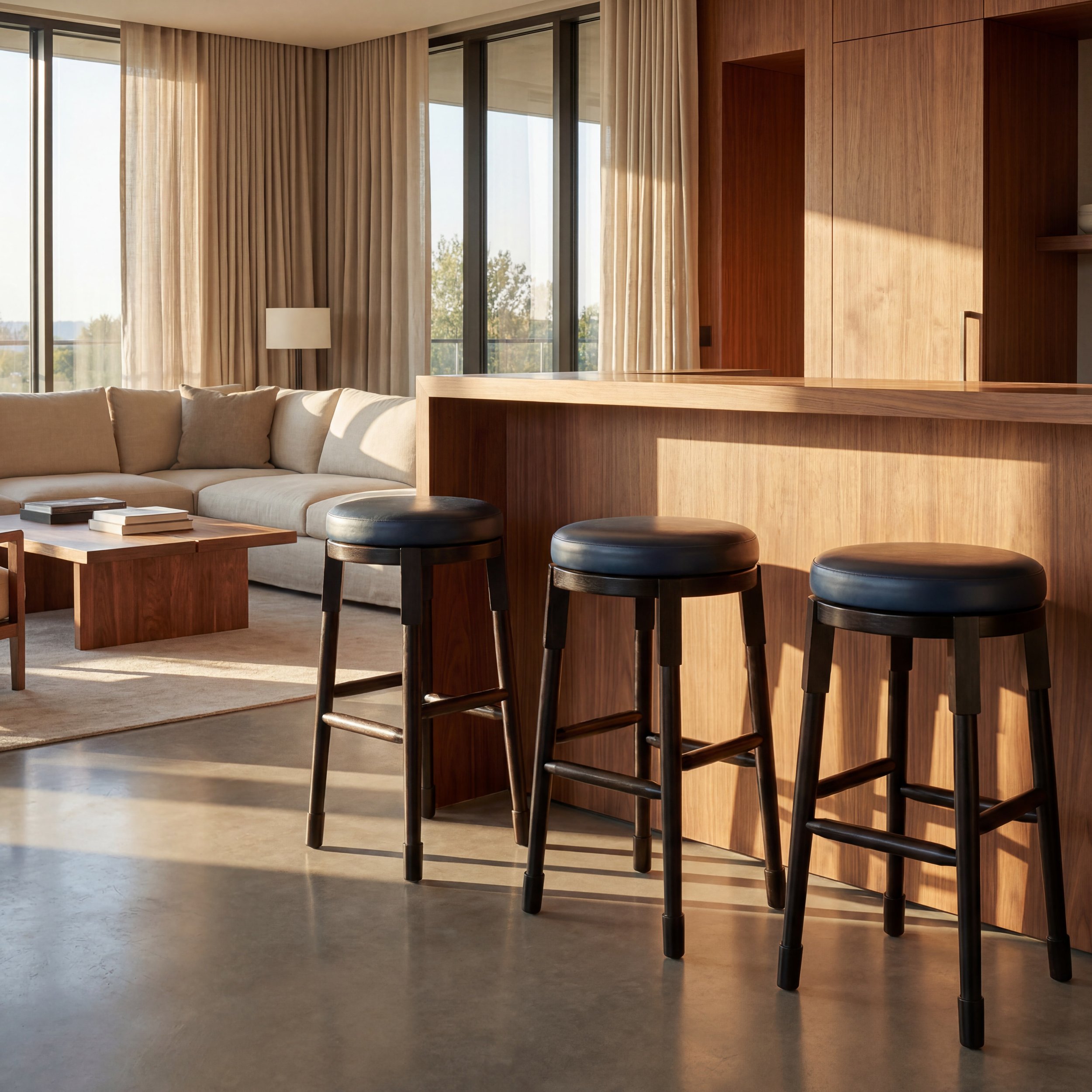 Chatwin Swivel Barstool