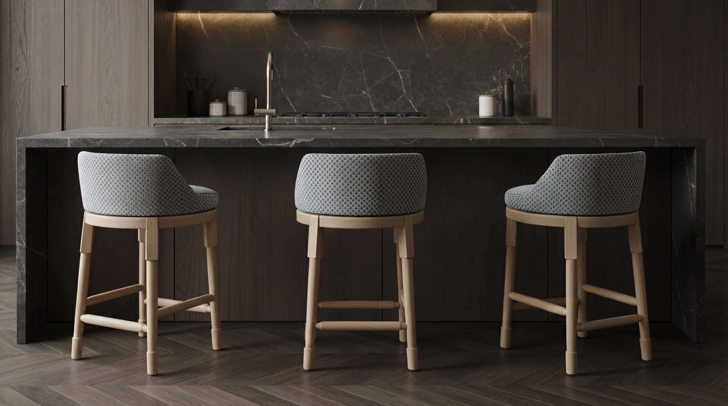 Chatwin Lowback Swivel Stool