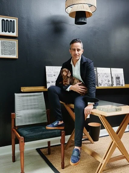 Our offices like our homes are aesthetic laboratories where we explore expression through forms and color. Such is Eche Martinez&rsquo;s office, the San Francisco interior designer, where a few of my pieces have found a home.

There&rsquo;s something