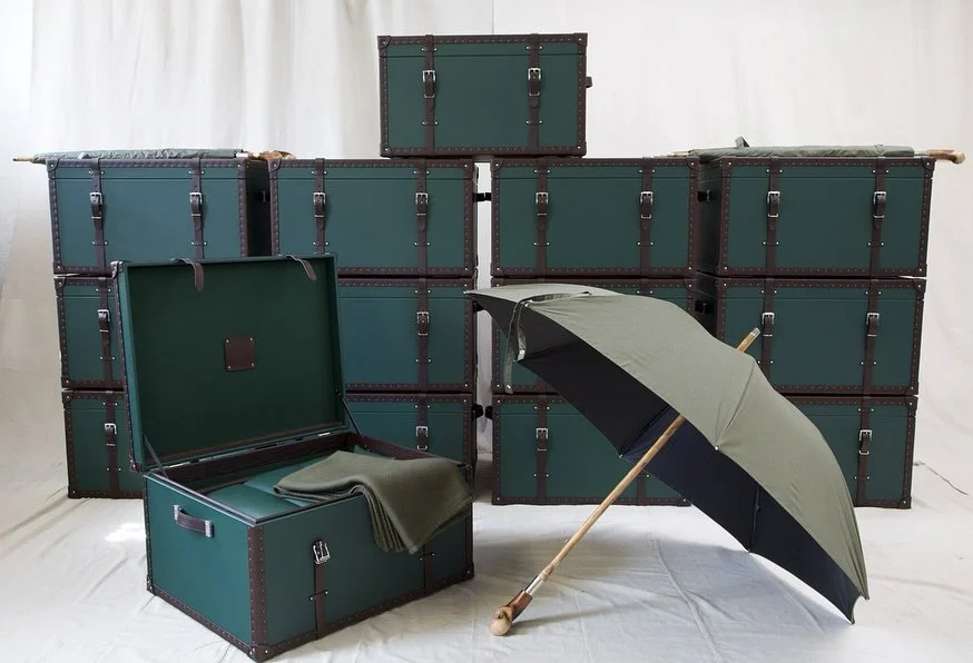 Fourteen Officer&rsquo;s Field Sets now on their way to Namibia.

Specified by Sofia Aspe Interiorismo for a very special client and project. Each Officer&rsquo;s Field Set contains two folding chairs, a blanket and two pillows. Working with Alejandr