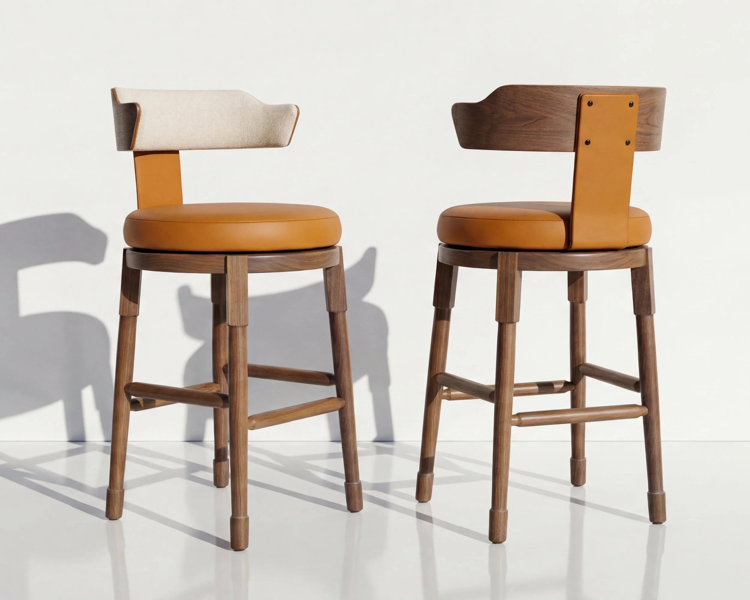 Chatwin Finnback Swivel Stool
