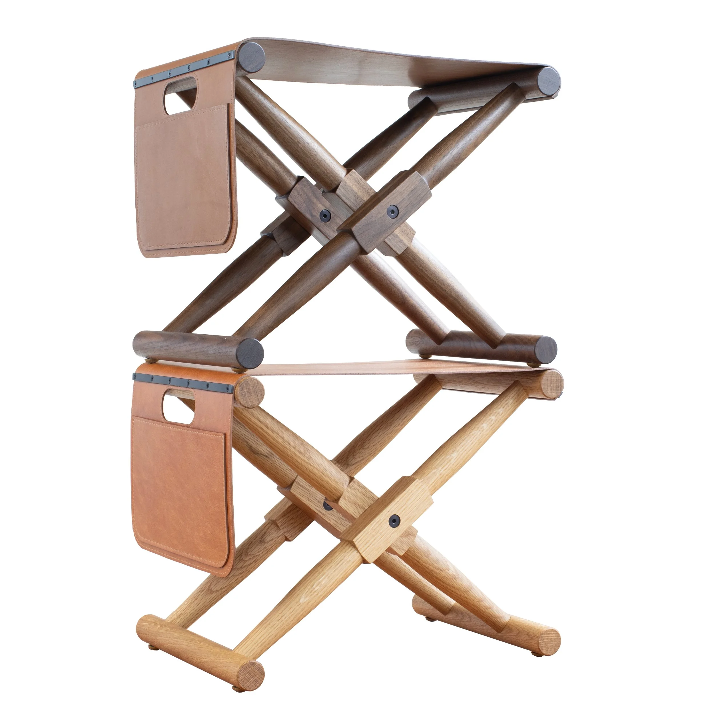 Matthiessen Purse Stool w/Saddle Bag