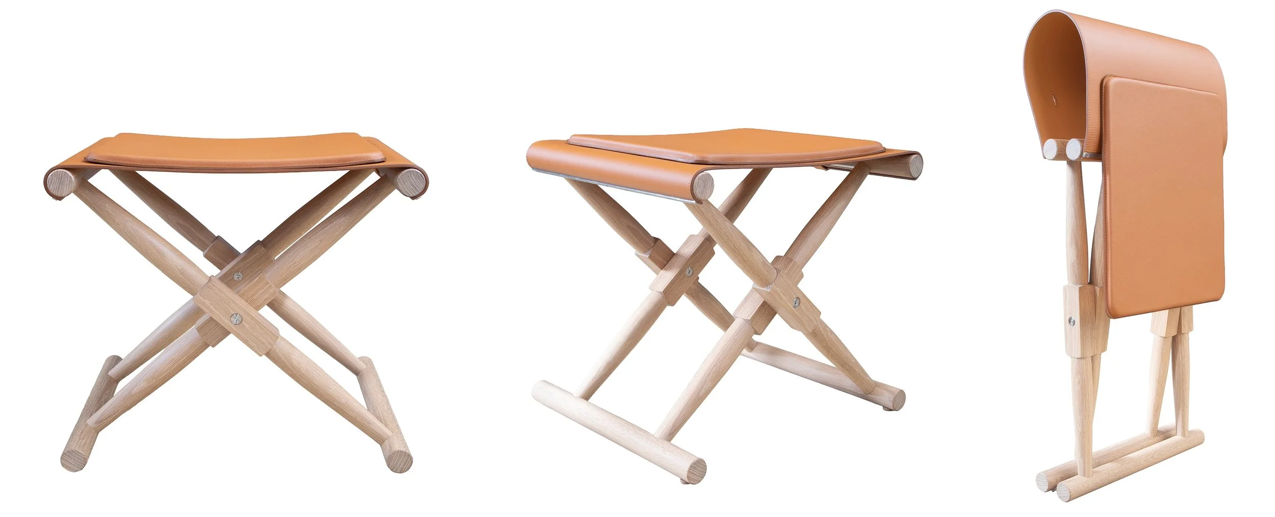 Matthiessen Folding Stool w/cushion