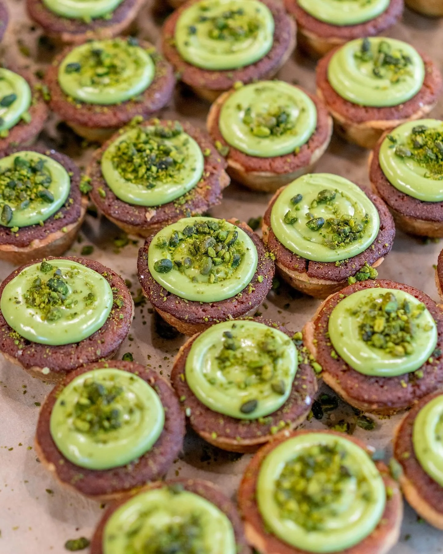 Deliciously almondy pistachio mazarins, buttery and crumbly, warm from the oven. 💚 Classically Swedish. 

Pop in and indulge at any of our coffee shops in Edinburgh &amp; London and coming soon to Wandsworth this October!

Edinburgh &amp; London, Wa
