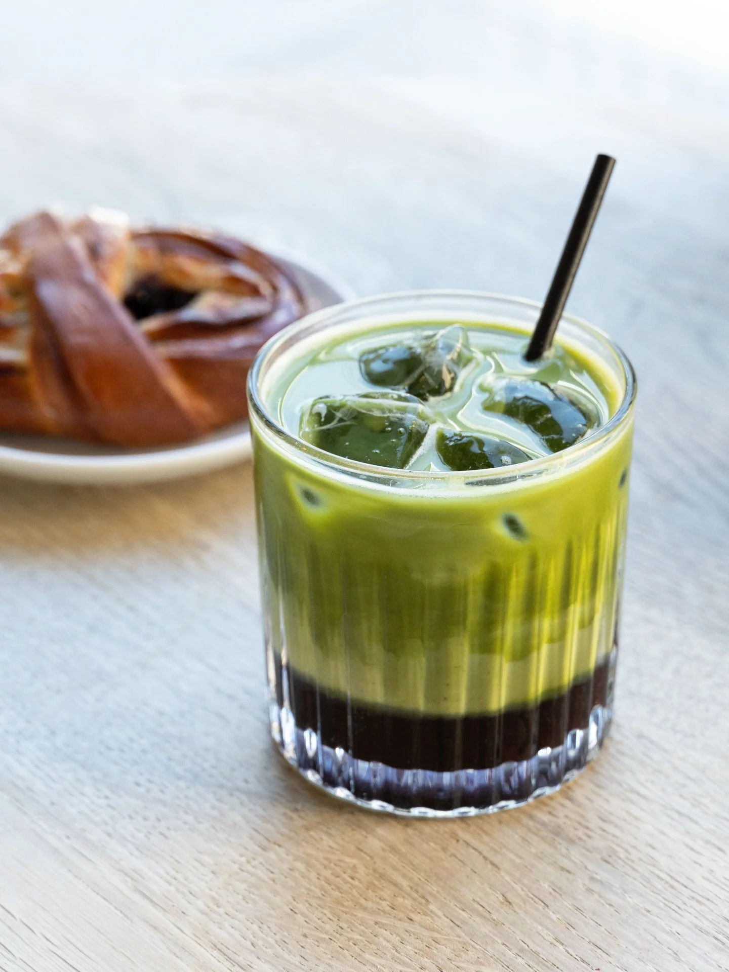 Blueberry iced matcha 🫐 Our newest house-made syrup! Perfectly paired with our vanilla and blueberry buns
More to come 👀