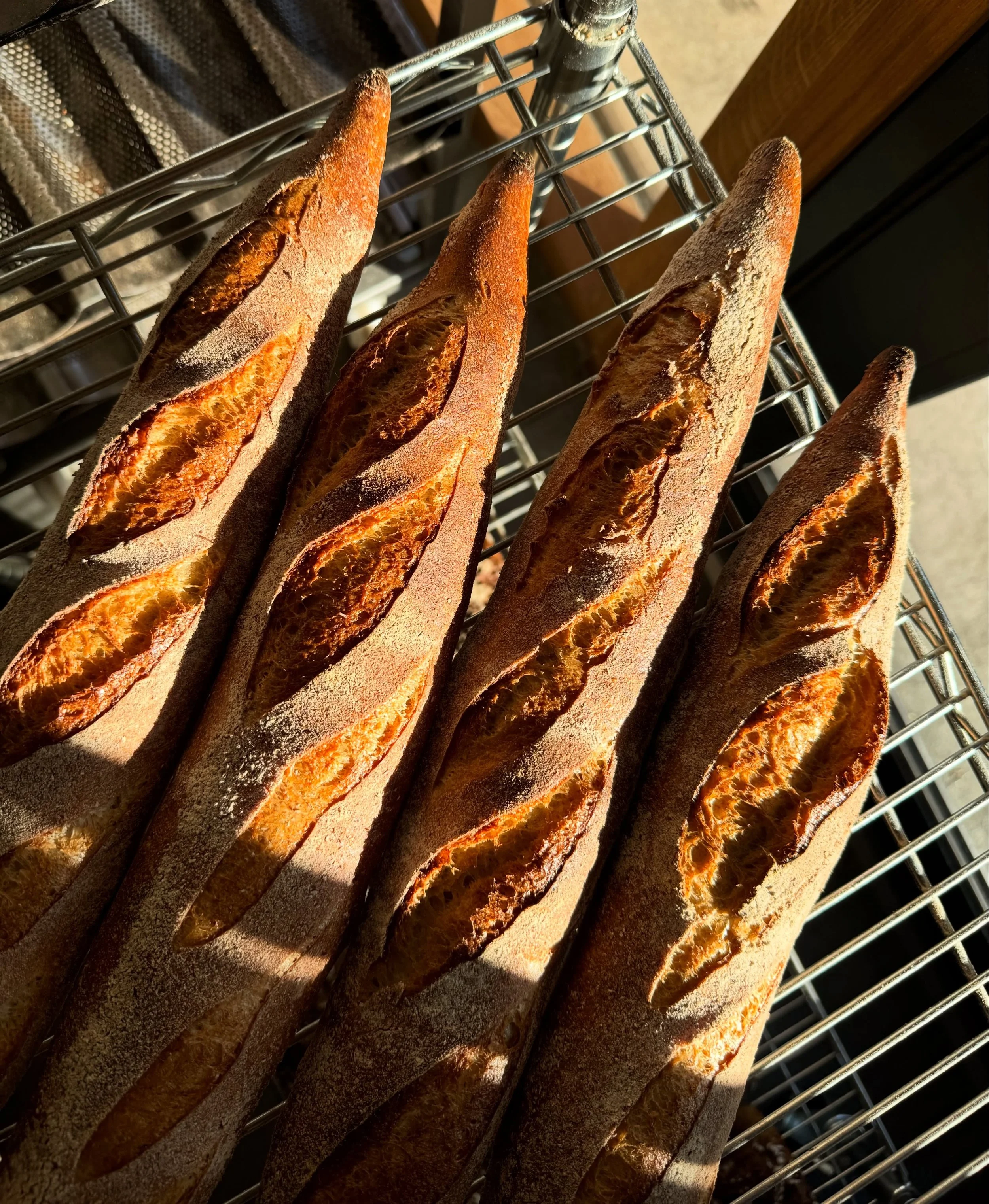 simple things done properly. 

crunchy on the outside, soft in the middle&hellip; pick up a fresh baguette from any of our coffee shops today!