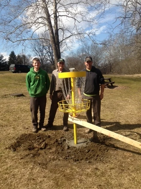 Baskets Installed at Manor Township Community Park