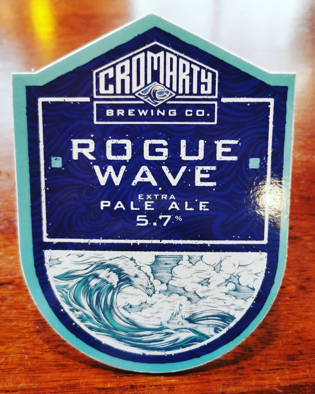 New Guest on today from @cromartybrewing #realale #realaleedinburgh #caskale #caskaleedinburgh #craftbeer #craftbeeredinburgh #edinburghbeer #edinburghpubs #cromartybrewingco #roguewave