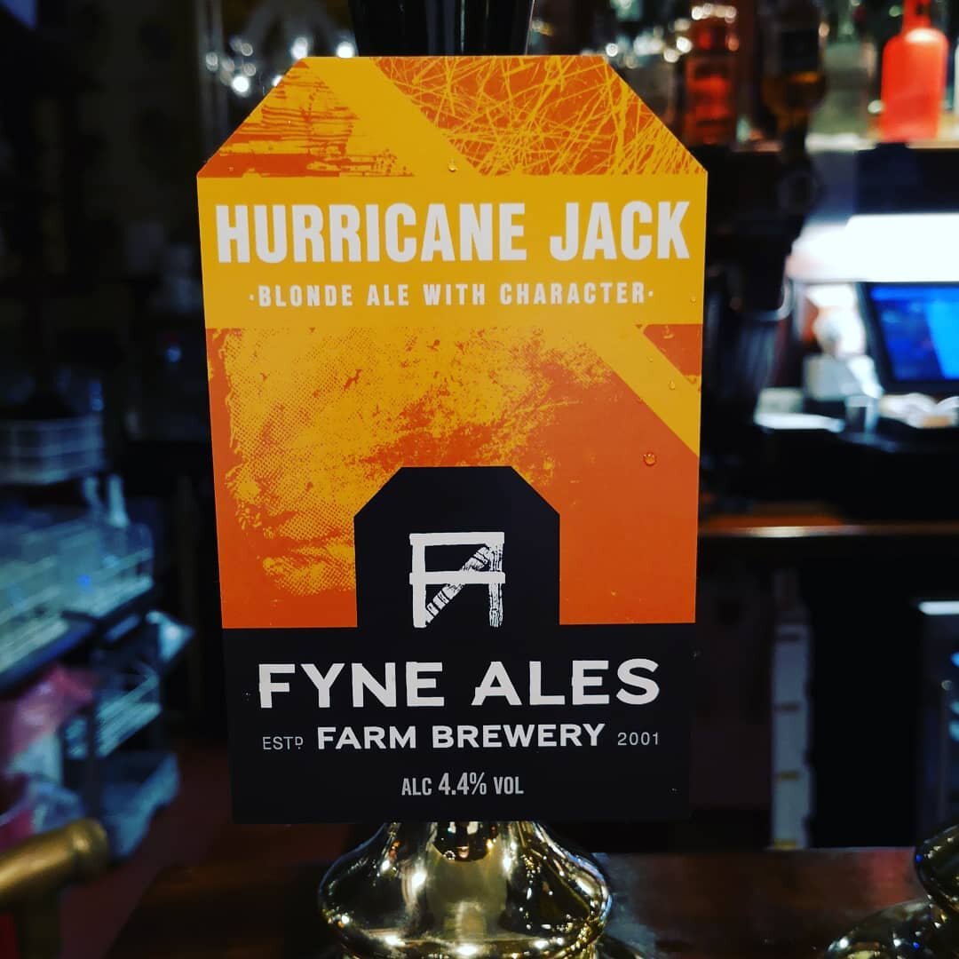 New on tonight from @fyneales #realale #realaleedinburgh #caskale #caskaleedinburgh #craftbeer #craftbeeredinburgh #edinburghbeer #edinburghpubs #fyneales #hurricanejack