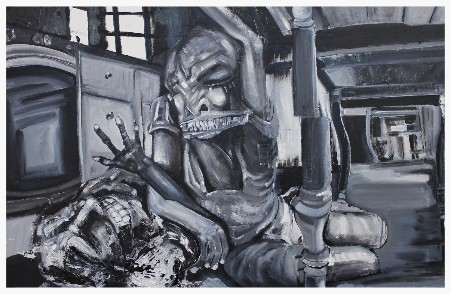 Scraps Oil on Panel 24" x 36"