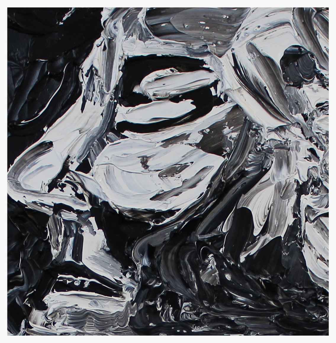 Forensia I Acrylic on Panel 12.5" x 12.5"
