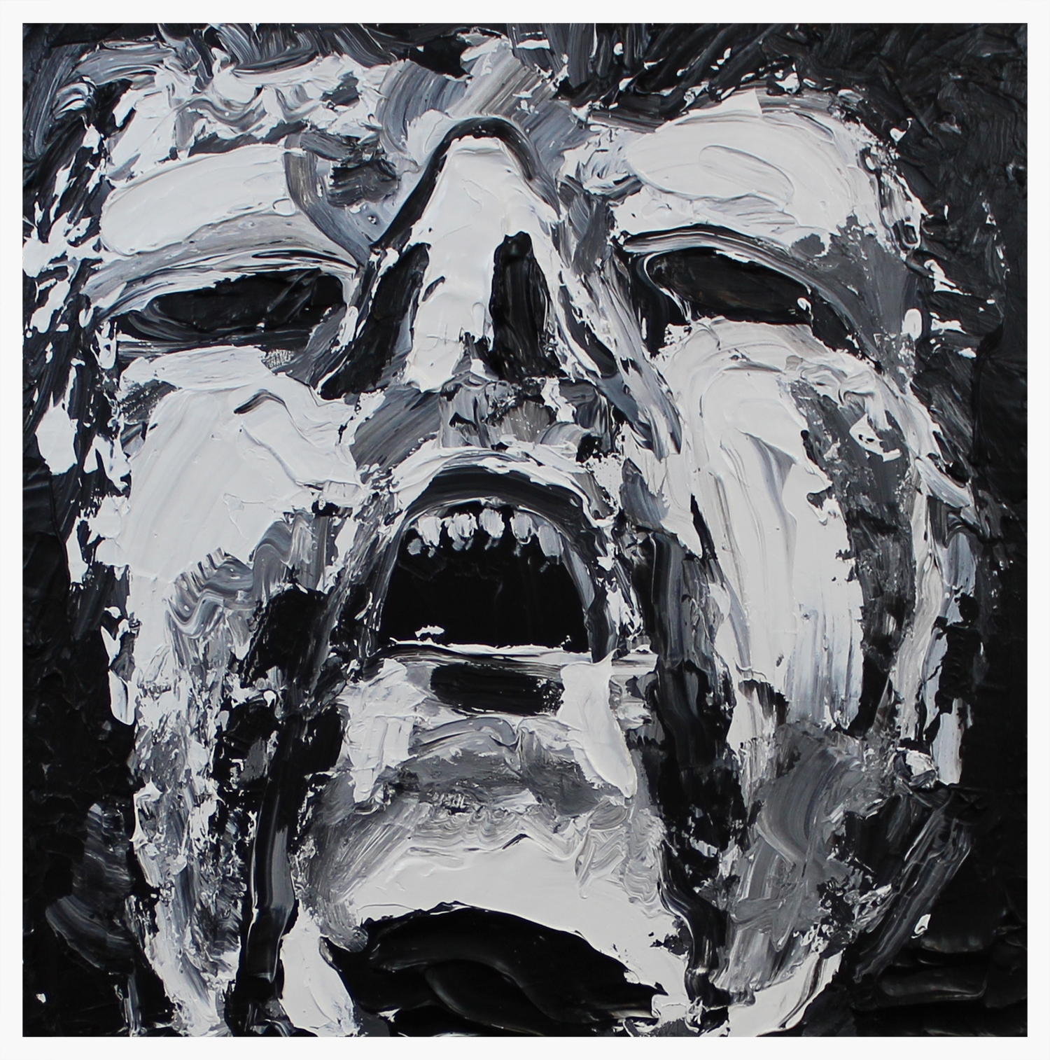Forensia IV Acrylic on Panel 18.5" x 18.5"