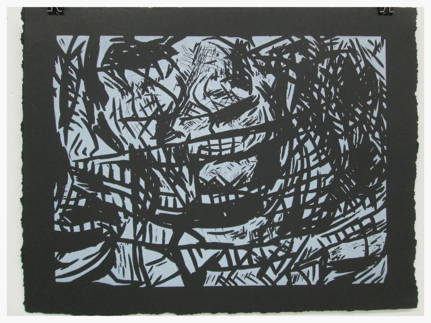   Stupid Silver Mine  Oil Relief Print (Series of 8) 11" x 14" 