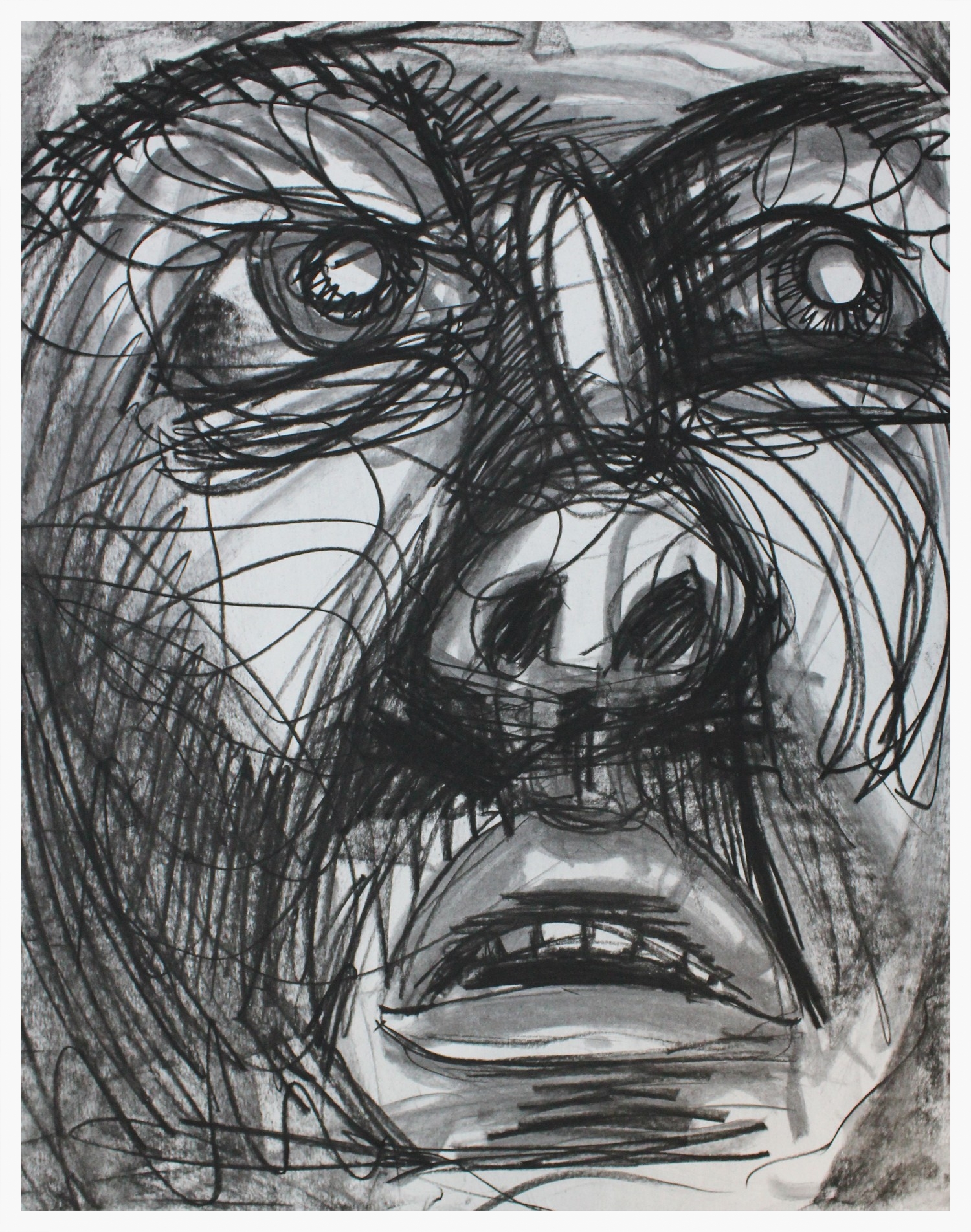 Pose Charcoal on Paper 18" x 24" 
