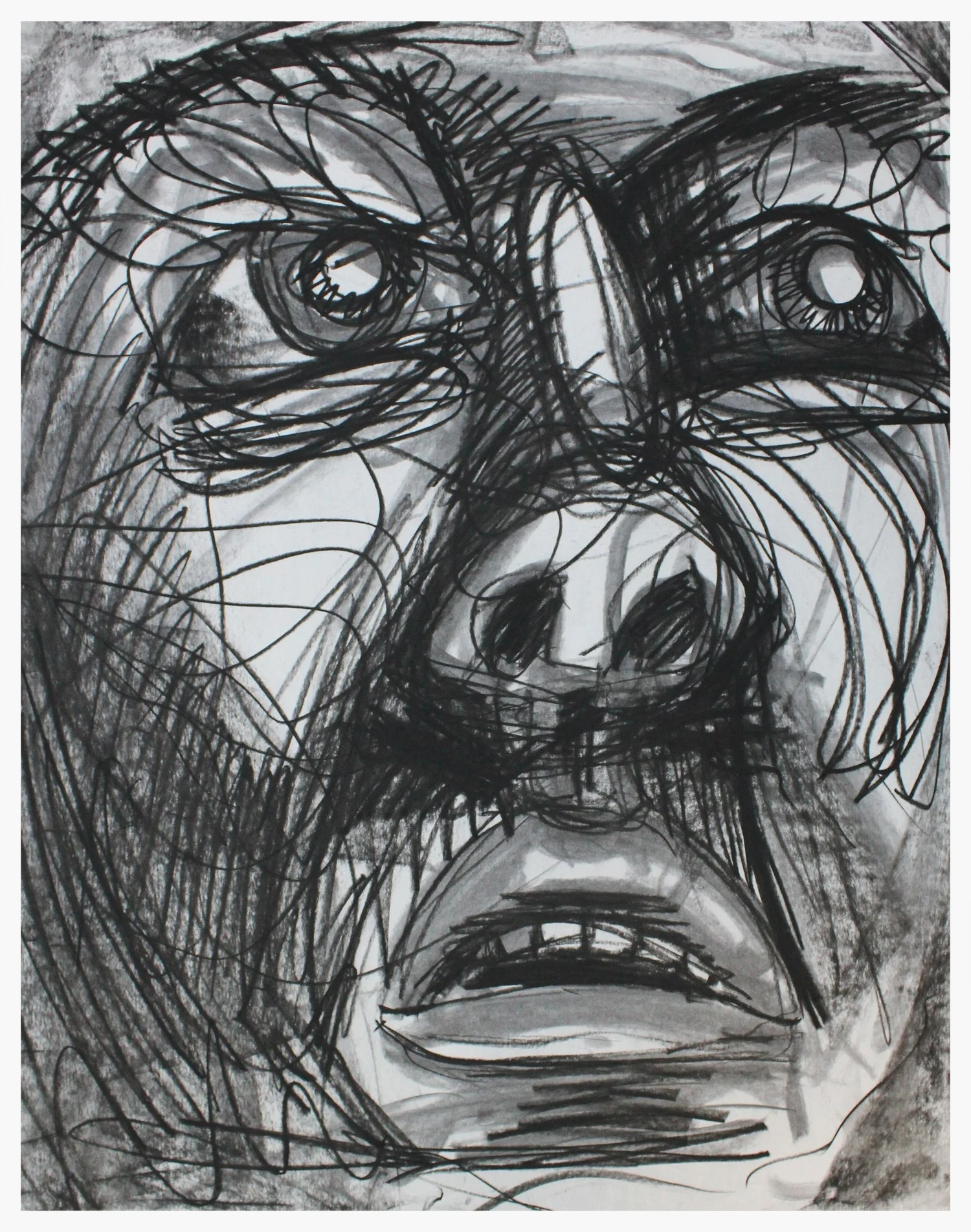 Pose Charcoal on Paper 18" x 24" 