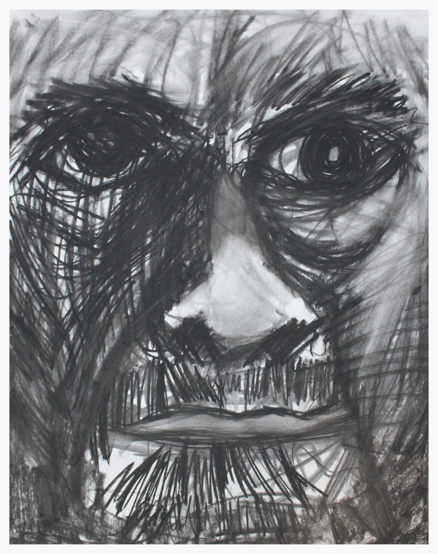 That's Me Charcoal on Paper 18" x 24" 