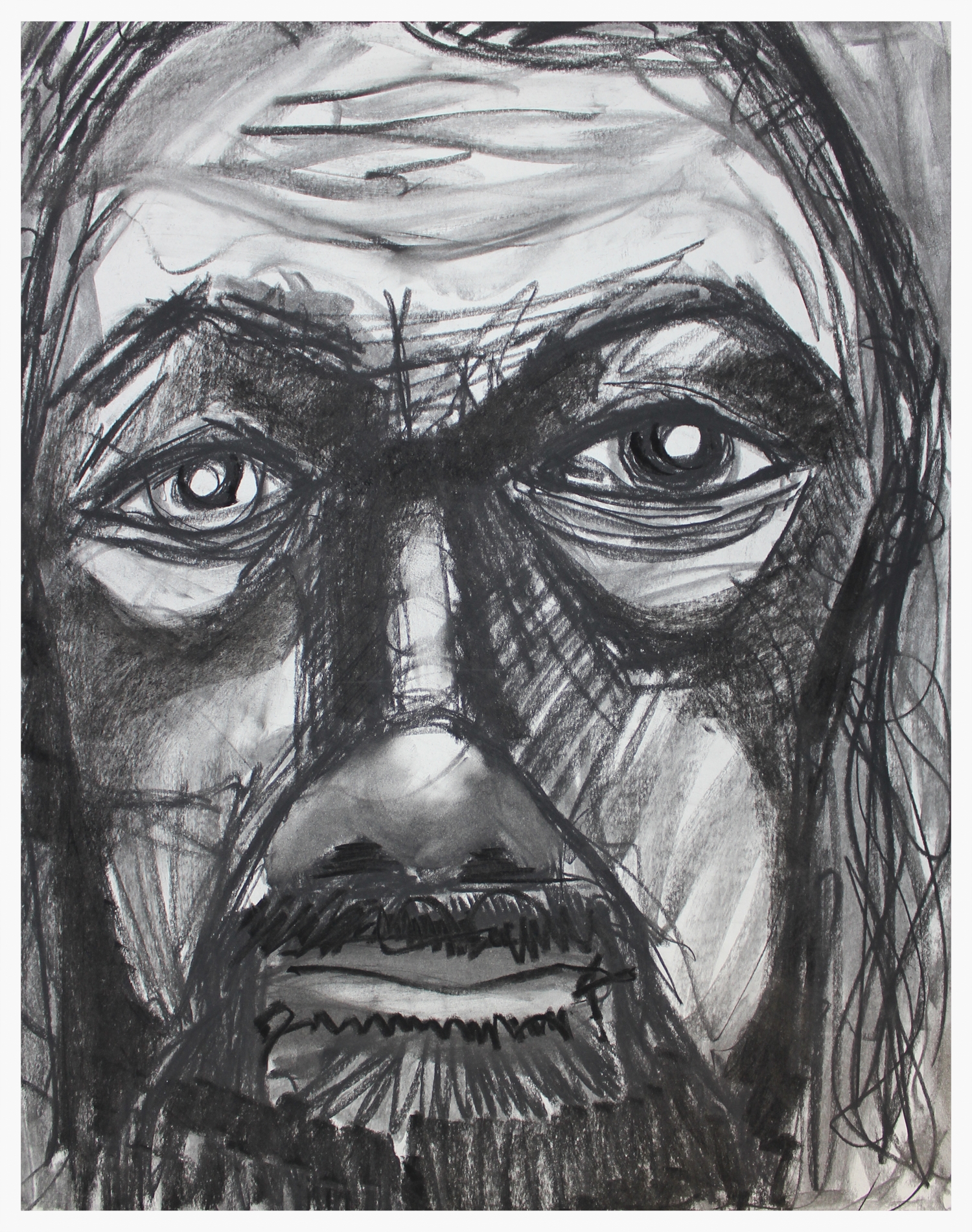 That's Me Too Charcoal on Paper 18" x 24" 