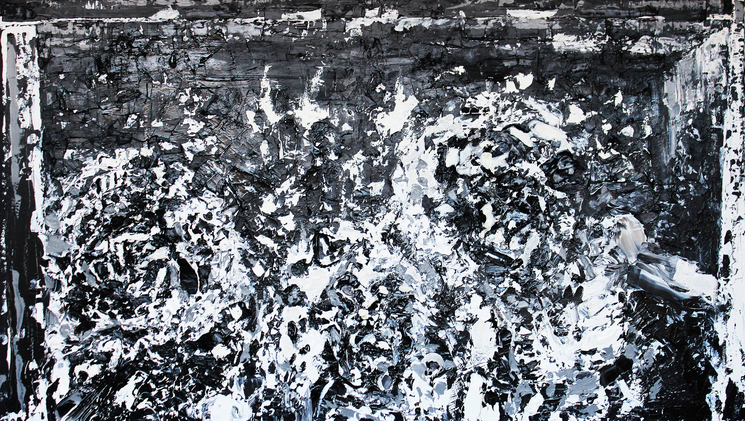 Cellar I Acrylic and Oil on Panel 48" x 84"
