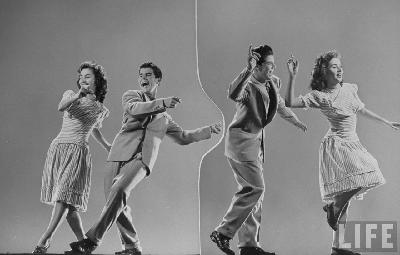 1943 年 LIFE 雜誌 Lindyhop 專欄 :Kaye Popp & Stanley Catron