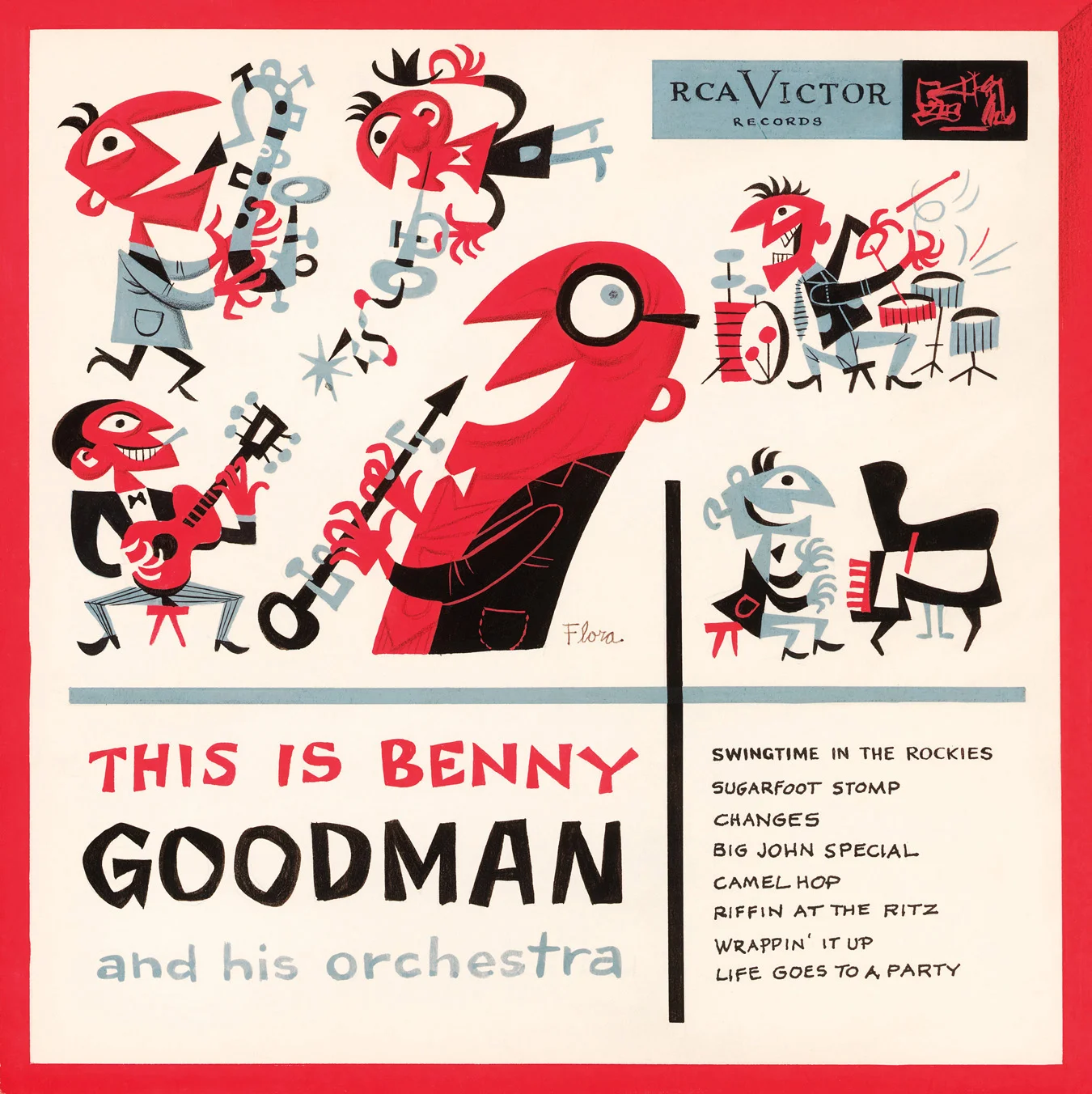 Benny Goodman 1950 年代的專輯封面