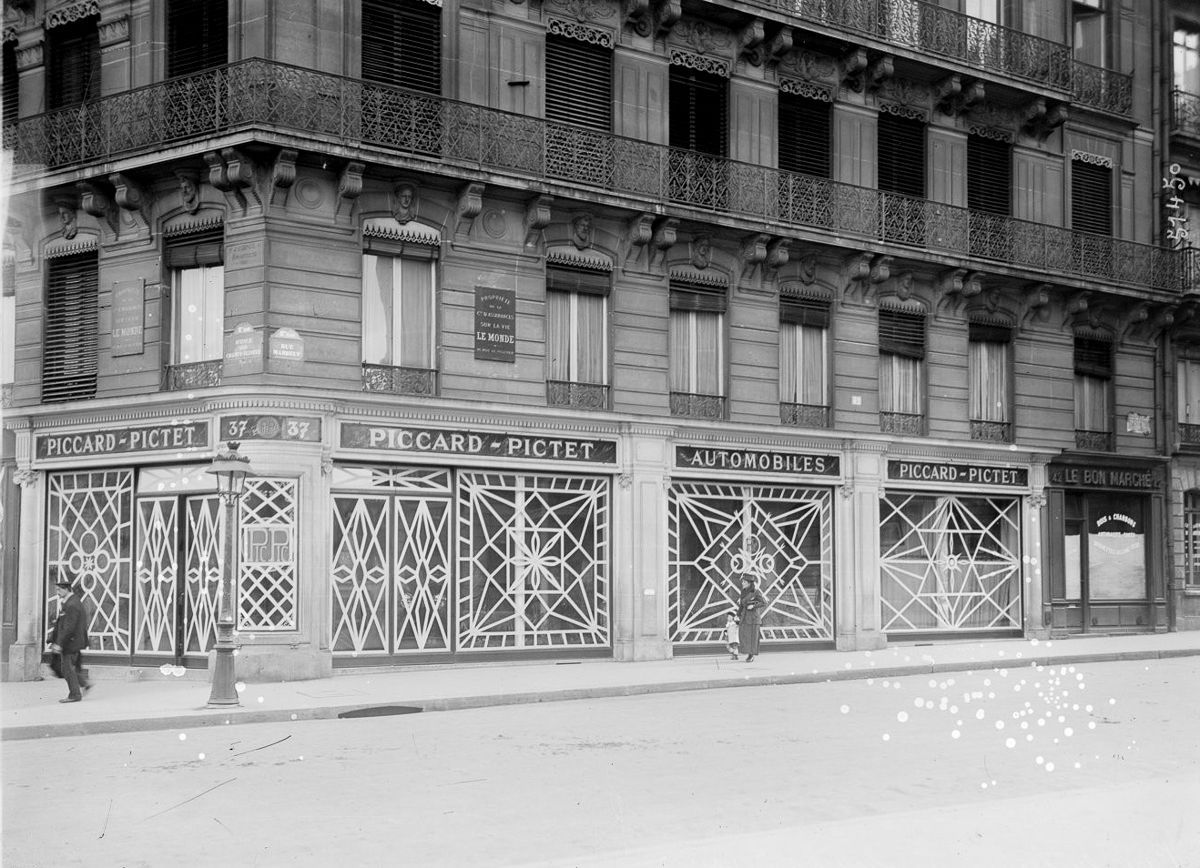 一次大戰時的巴黎店面( via Retronaut )