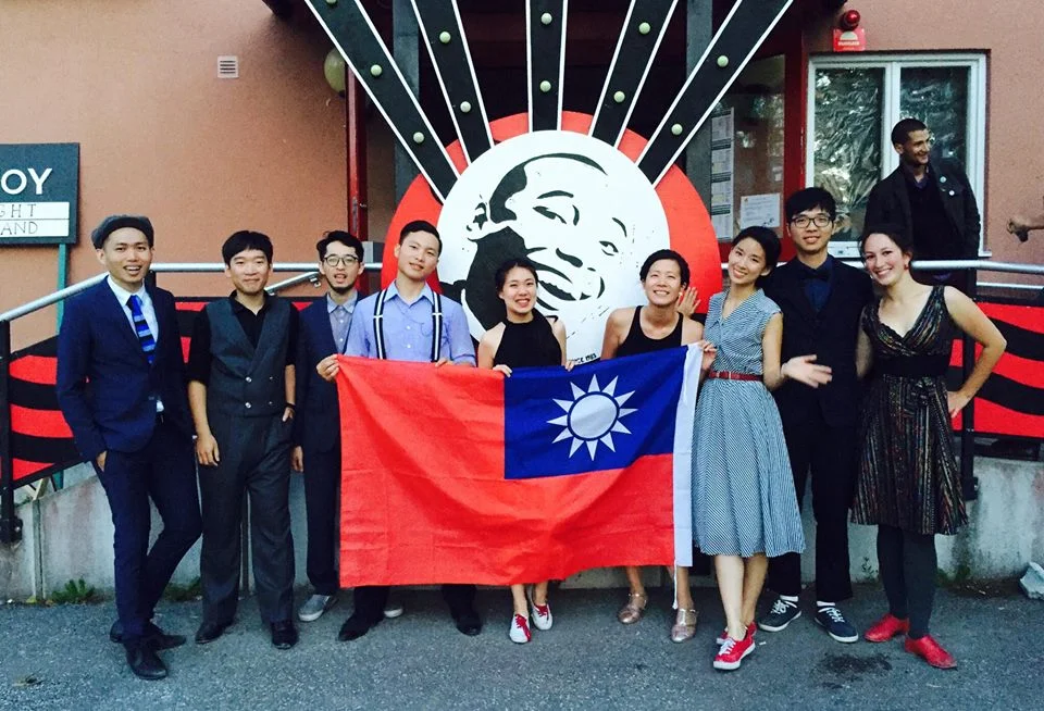 2016 年在 Herräng 的台灣舞者們(少了一個 Ynez XD)
