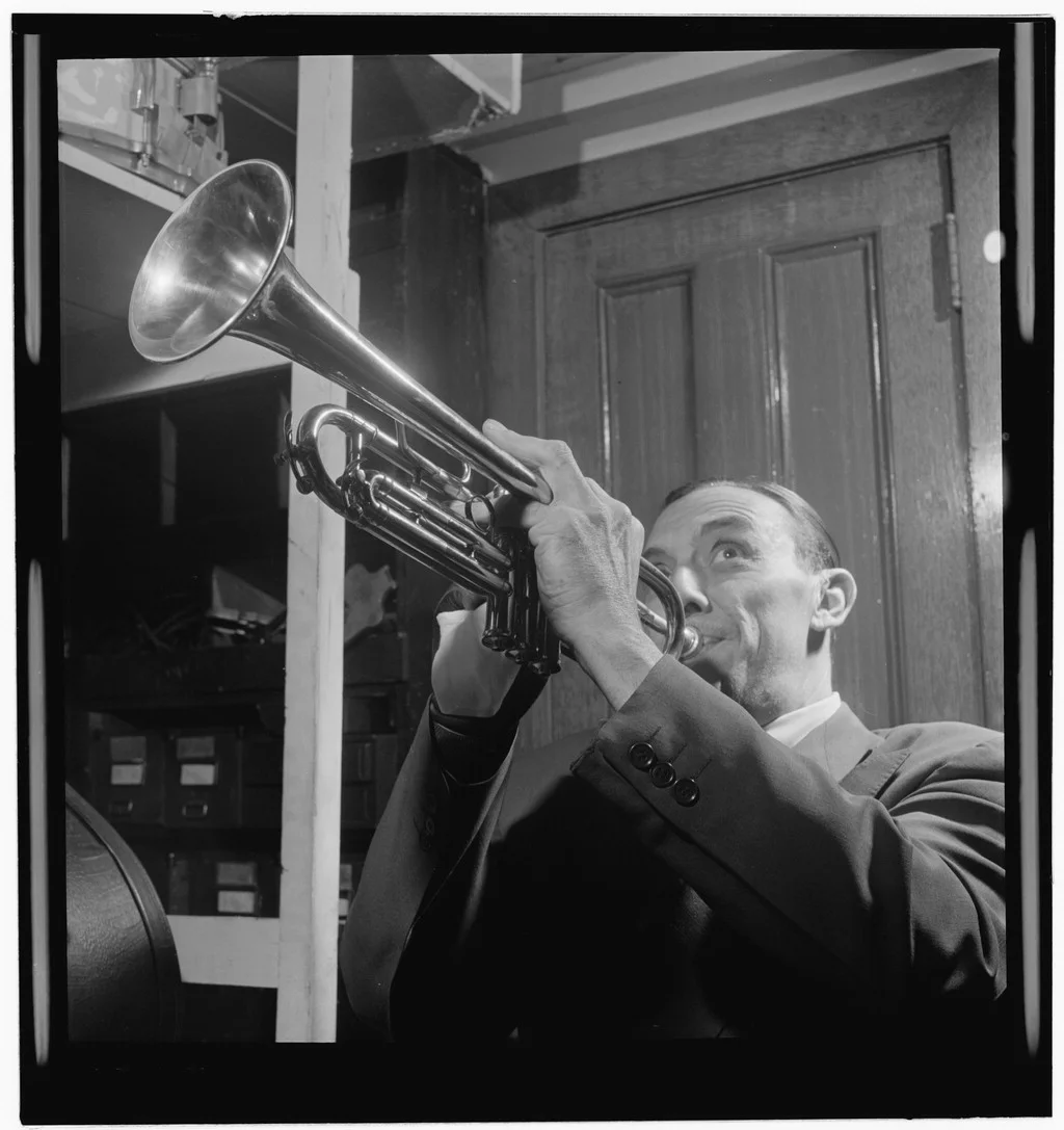 紐奧良爵士樂手,Wingy Manone( via : Gottlieb Jazz Photos )