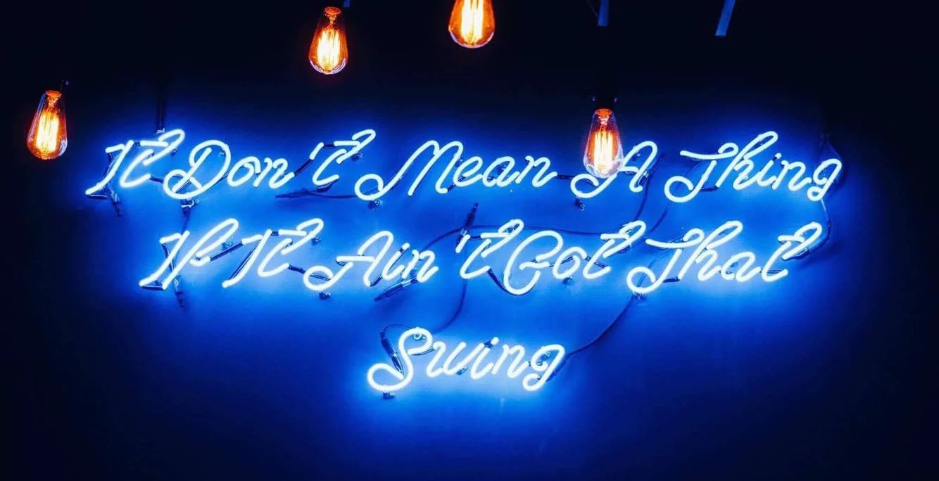 Big Apple 教室的裝置藝術:"It Don't Mean a Thing If It Ain't Got That Swing"