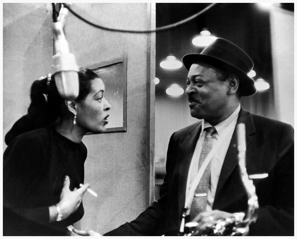 Billie Holiday 與 Count Basie( via : The Jazz Labels )