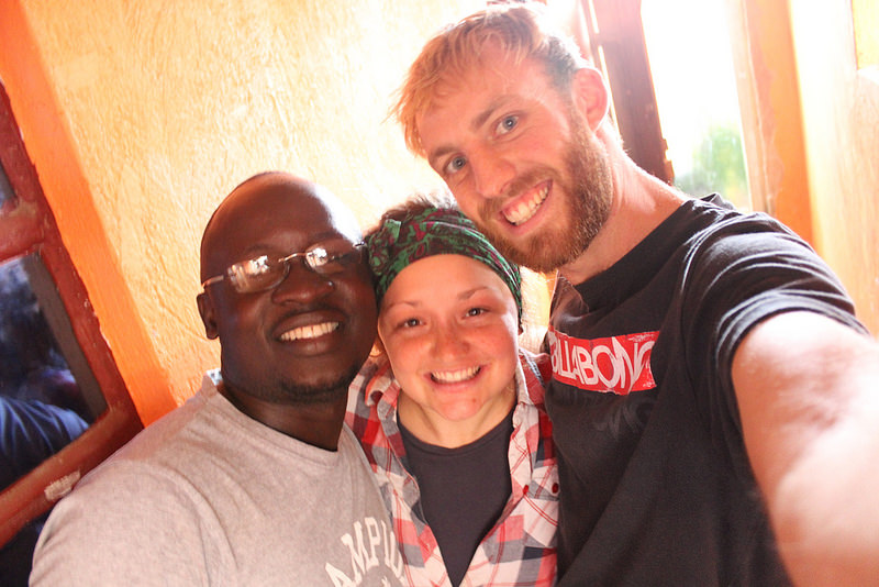 Photo: Francis, Megan & Mark in uganda 2014 (Co-founders & Directors of Hope for Life Katanga)