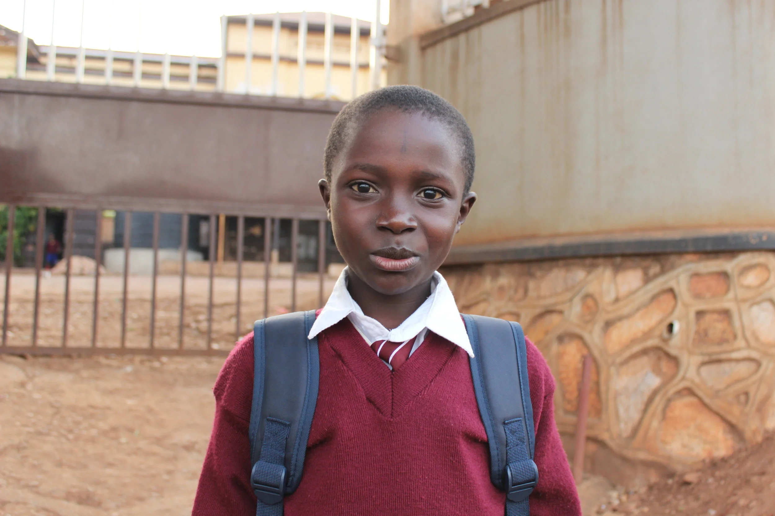 Visiting the Children sponsored through HFLKatanga