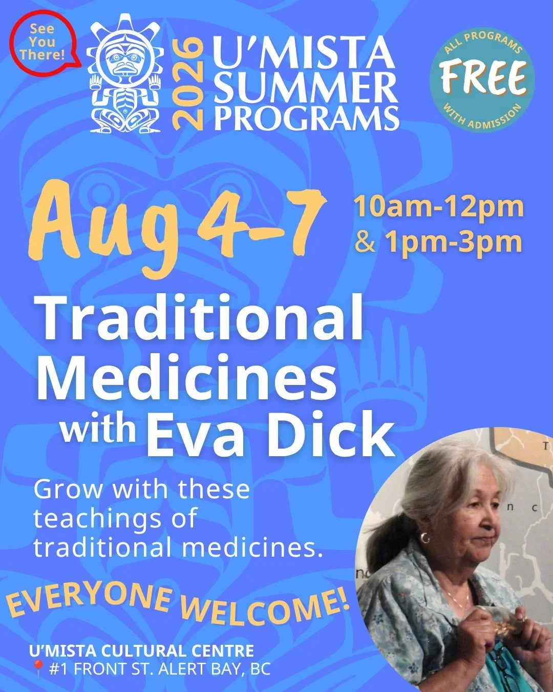 U'mista Summer Program August 4 to 7, 2026