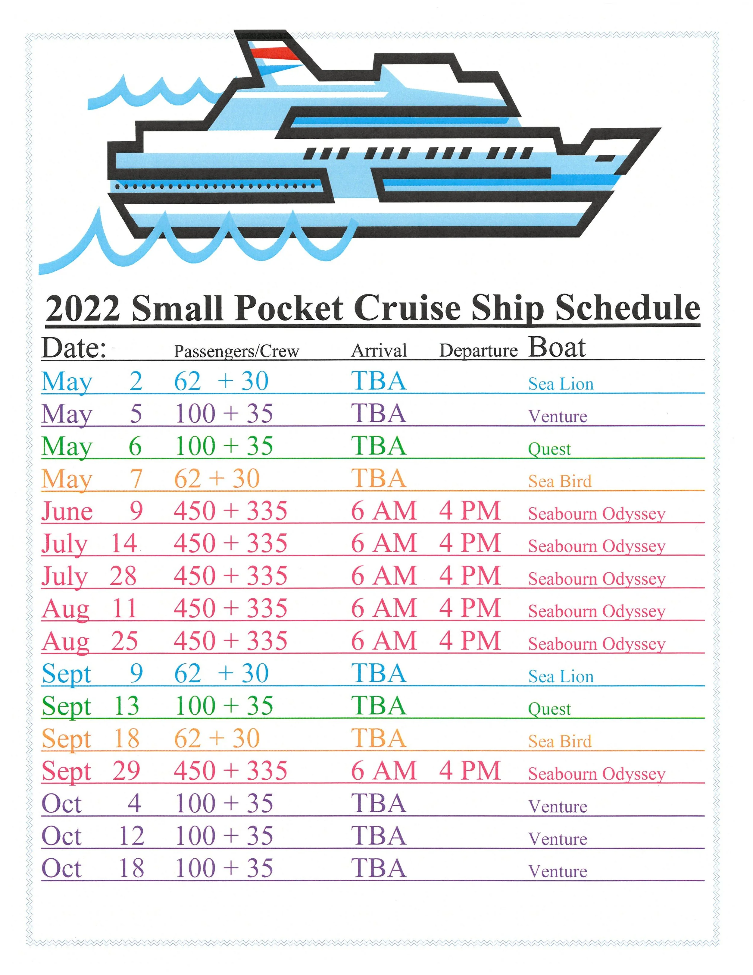 Small Pocket Cruise Ship update June 28, 2022 — Village of Alert Bay