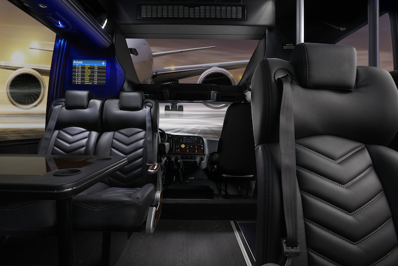 Grech Motors Freightliner luxury bus front panoramic window