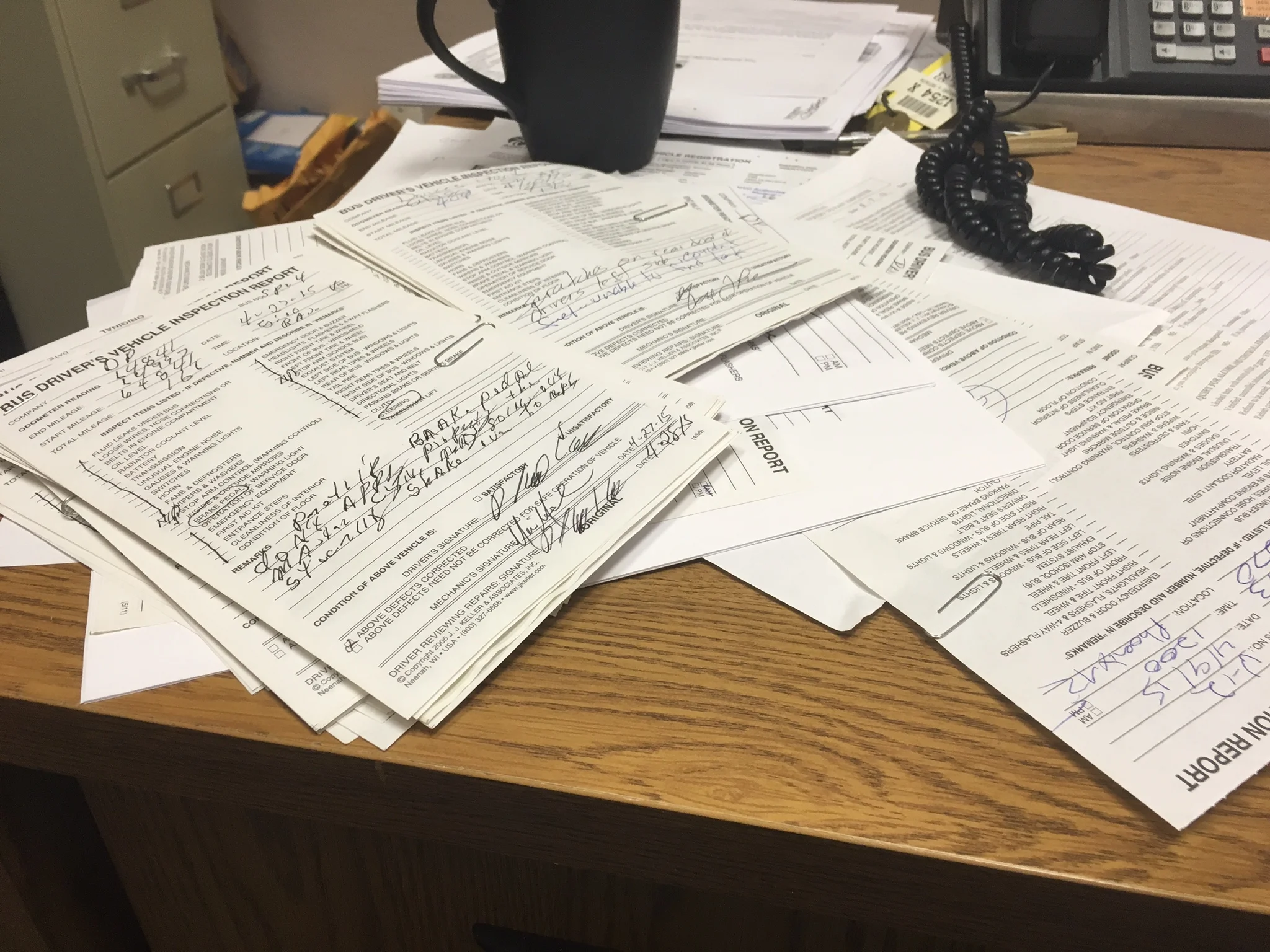 Driver Vehicle Inspection Reports