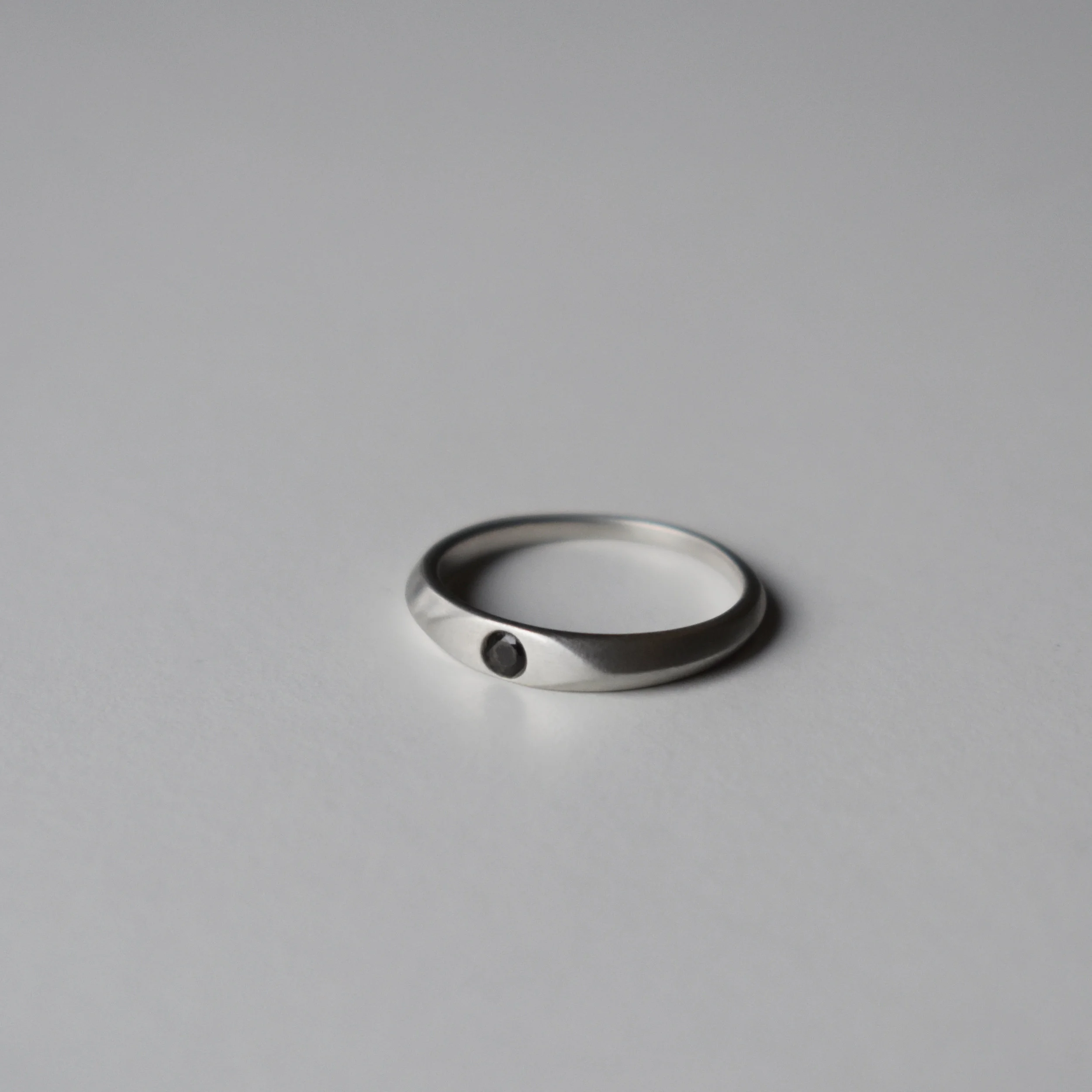 Petite Silver Eye Ring
