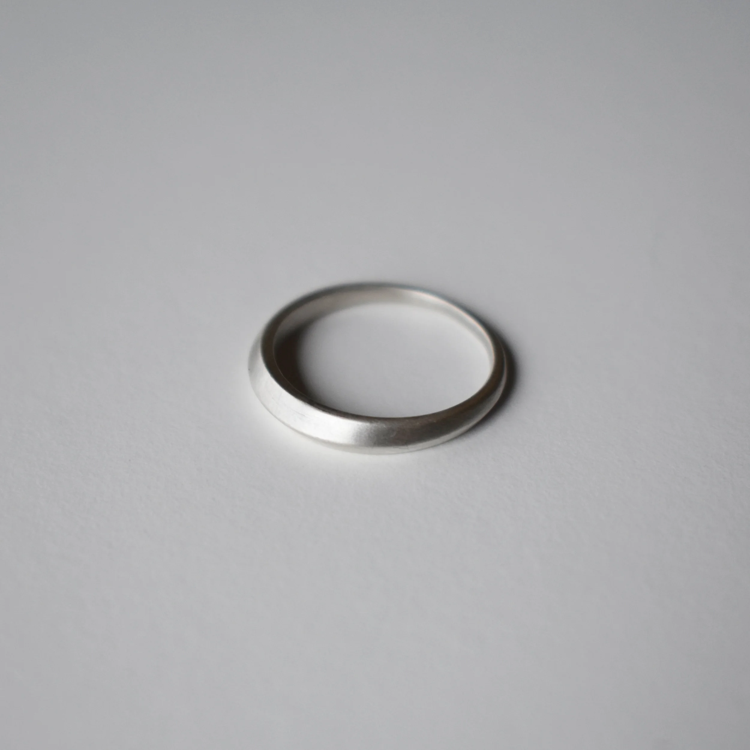 Silver Knife Edge Ring