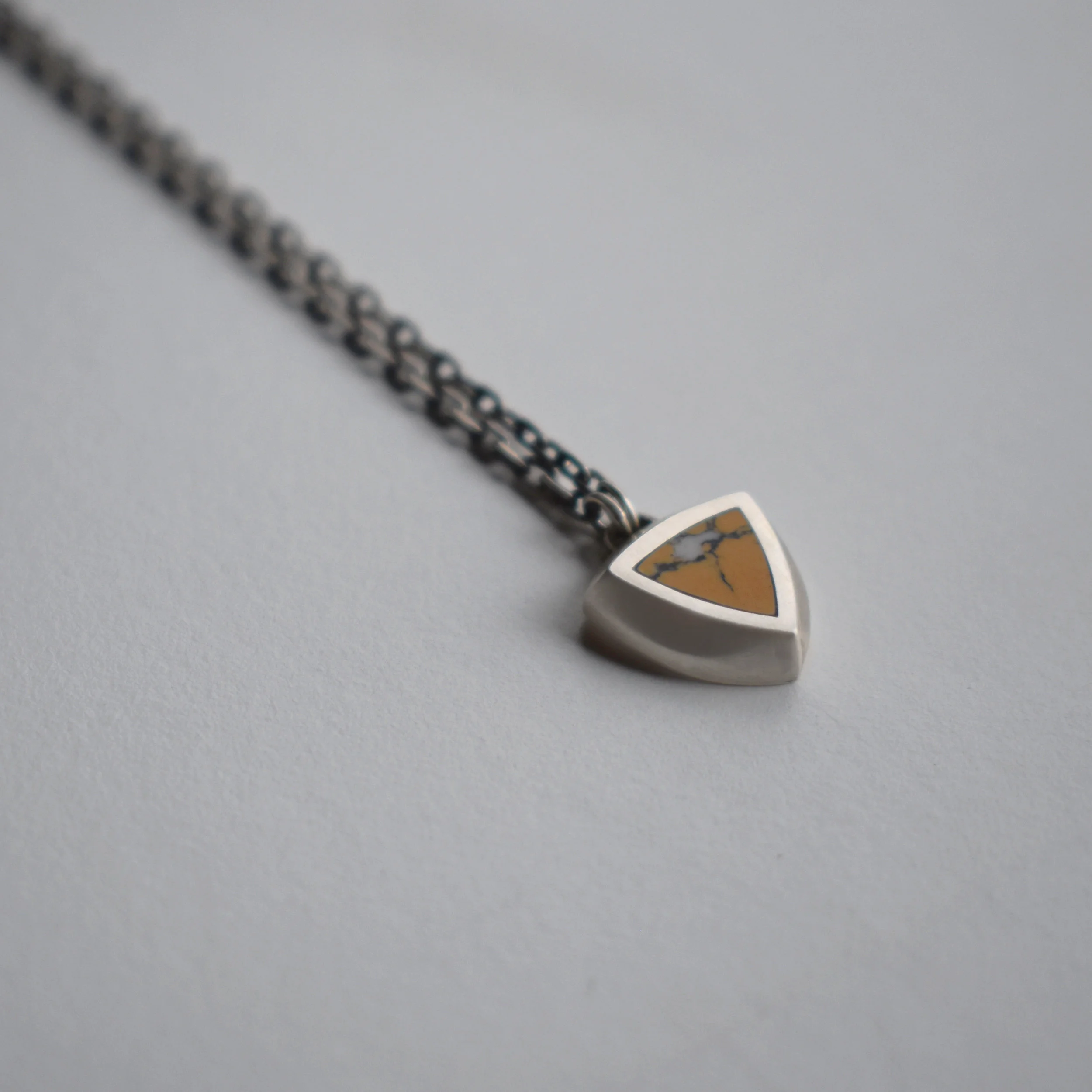 Leopard Jasper Shield Necklace