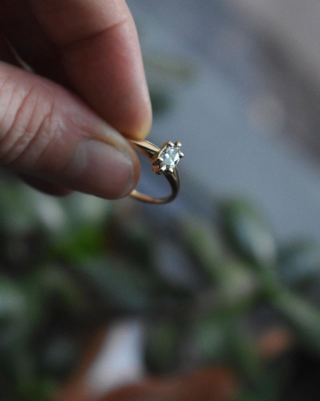 Custom work with one of my favorite diamond shapes: the Marquise.